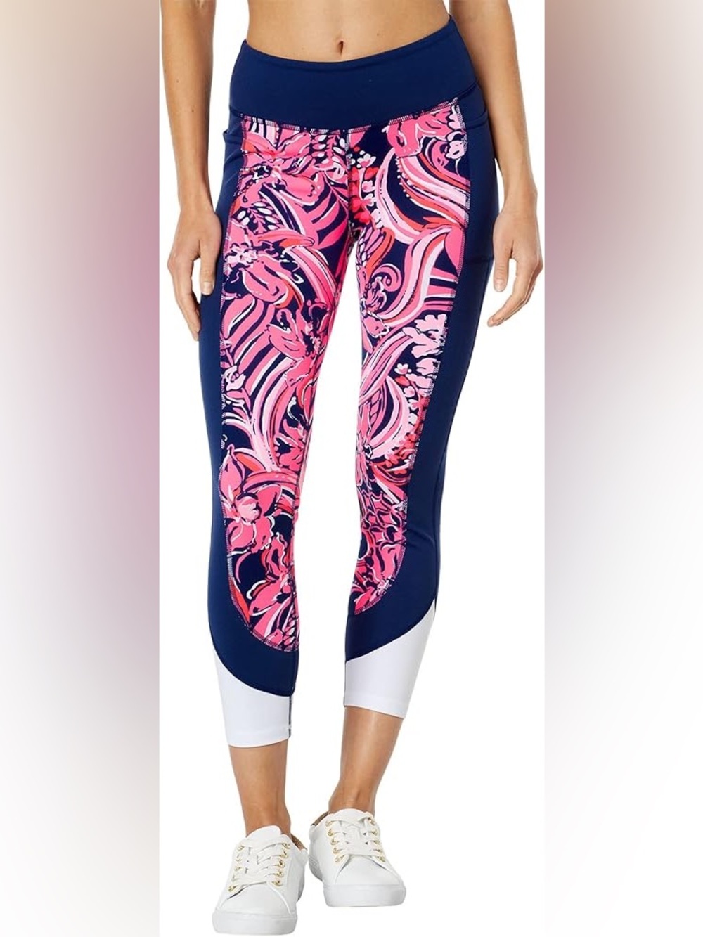 Lilly Pulitzer Mid-Rise Midi Leggings for Women - Elasticized Waist